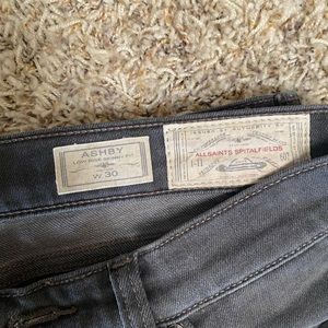 Ashby All Saints Low Rise Skinny Jeans